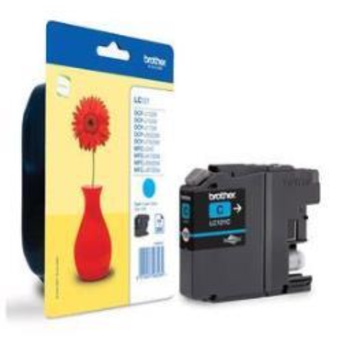 Brother LC121C - Ciano - originale - blister - cartuccia d'inchiostro - per Brother DCP-J100, J105, J132, J152, J552, J752, MFC-J245, J470, J650, J870